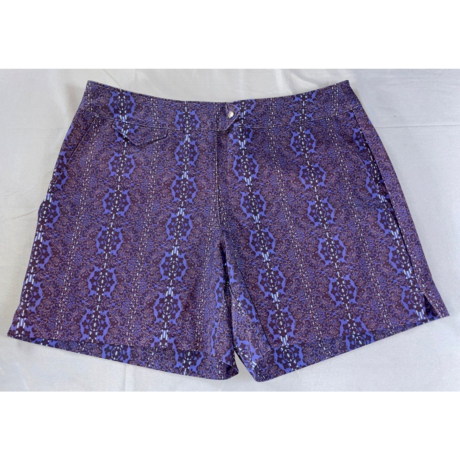 Nike Dry Fit Uv Lightweight Stretch Bermuda Golf Shorts Women's Size M